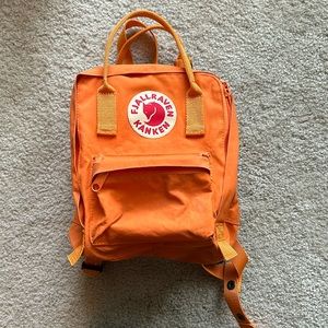 Fjallraven Kanken mini backpack orange